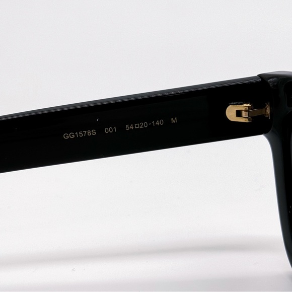 NEW GUCCI GG1578S 001 CAT EYE BLACK GREY WOMEN SUNGLASSES GUCCI - Picture 10 of 12